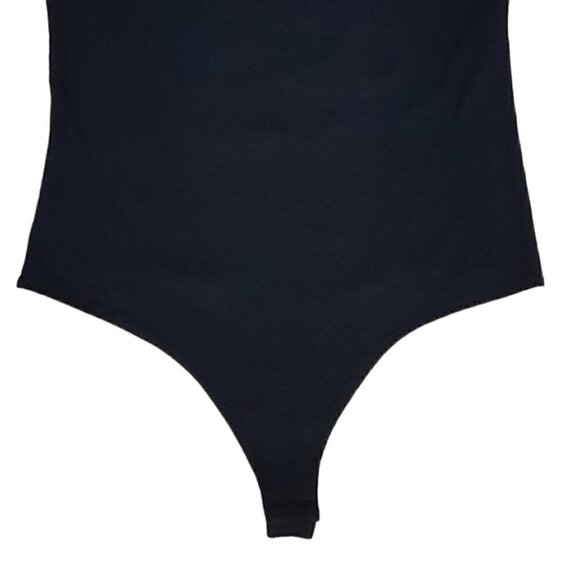 NWT AVEC LES FILLES Black ribbed tank bodysuit - Picture 5 of 12